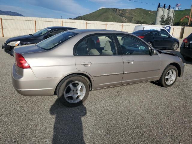 1HGES25701L003449 - 2001 HONDA CIVIC EX BEIGE photo 3