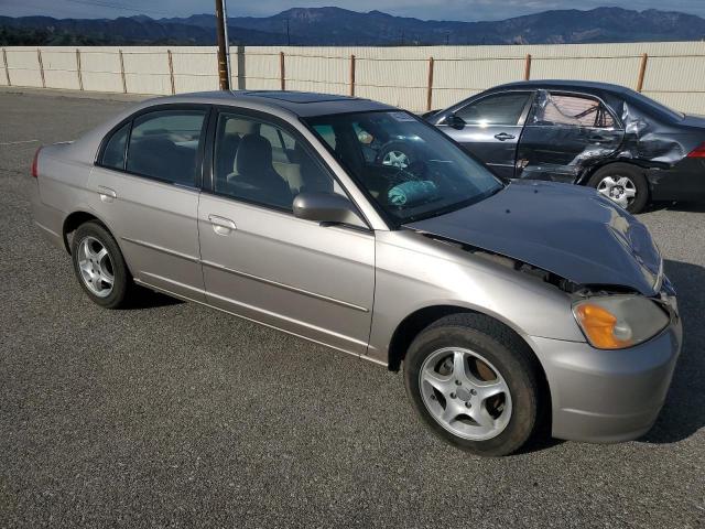 1HGES25701L003449 - 2001 HONDA CIVIC EX BEIGE photo 4