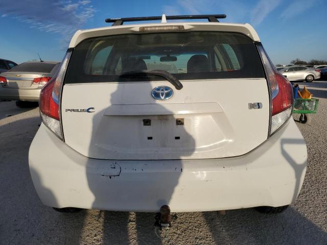 JTDKDTB32F1576181 - 2015 TOYOTA PRIUS C WHITE photo 6