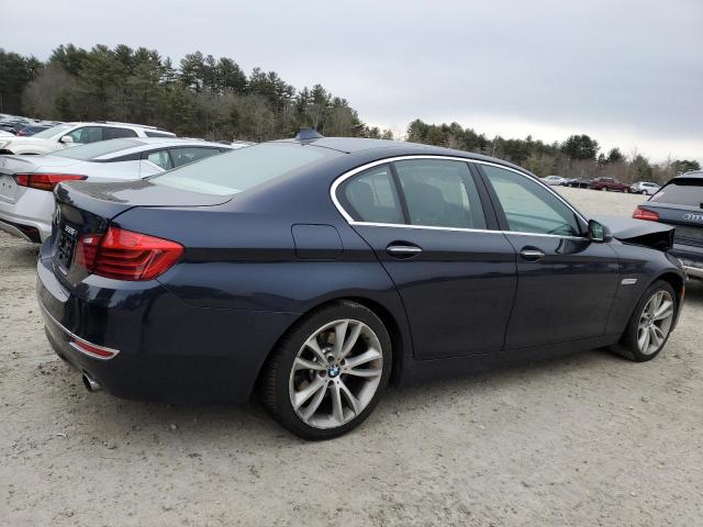 WBA5B3C5XFD548787 - 2015 BMW 535 XI BLUE photo 3