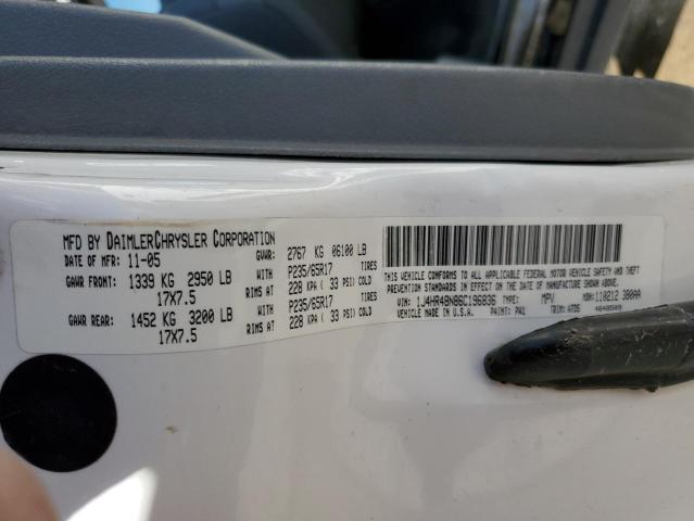 1J4HR48N86C196836 - 2006 JEEP GRAND CHER LAREDO 白色 照片 13