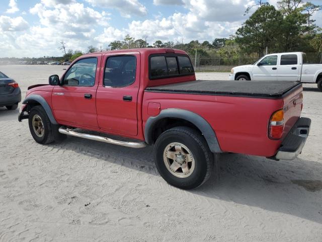 5TEGN92N83Z303237 - 2003 TOYOTA TACOMA DOUBLE CAB PRERUNNER RED photo 2