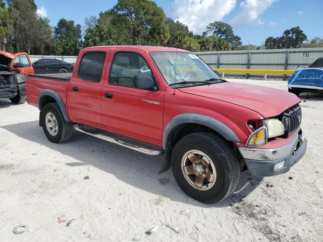 5TEGN92N83Z303237 - 2003 TOYOTA TACOMA DOUBLE CAB PRERUNNER RED photo 4