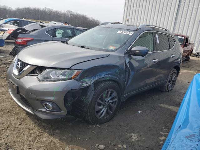 5N1AT2MV5FC907956 - 2015 NISSAN ROGUE S GRAY photo 1