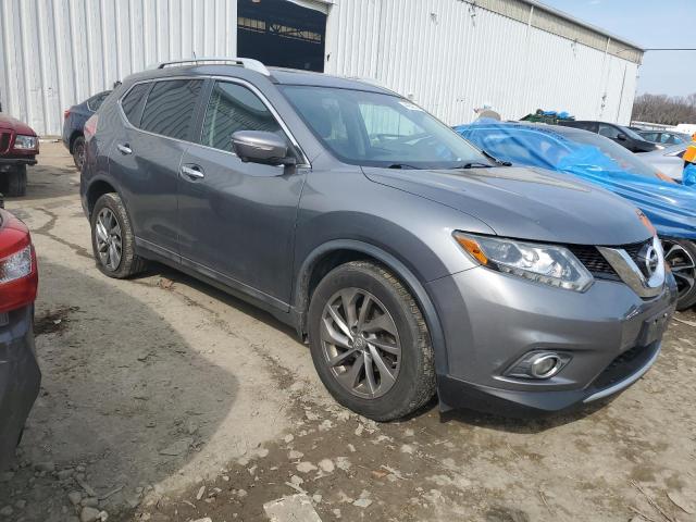 5N1AT2MV5FC907956 - 2015 NISSAN ROGUE S GRAY photo 4