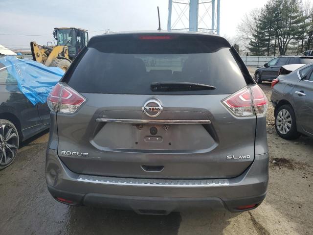 5N1AT2MV5FC907956 - 2015 NISSAN ROGUE S GRAY photo 6