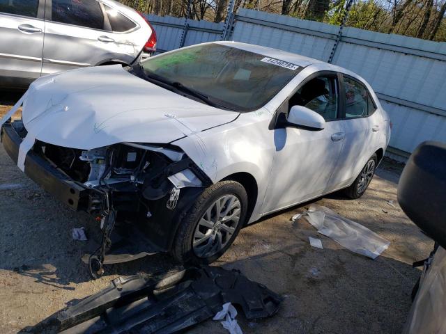 2T1BURHE8JC085940 - 2018 TOYOTA COROLLA L WHITE photo 1