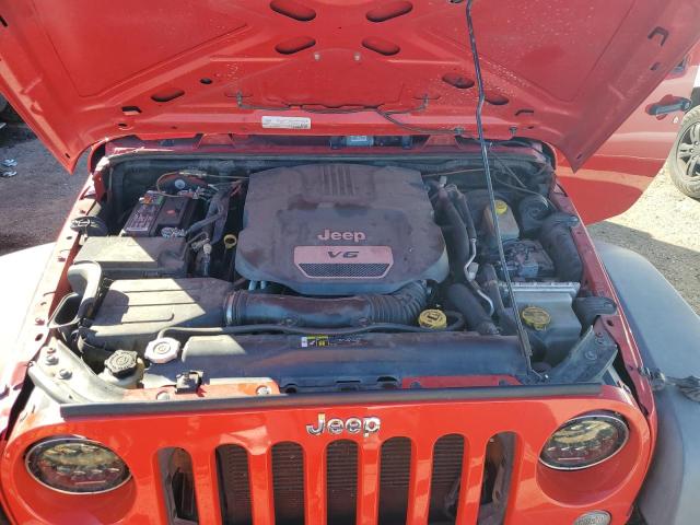 1C4AJWAG3HL578300 - 2017 JEEP WRANGLER SPORT RED photo 11