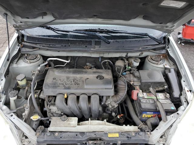 2T1KR32E23C037750 - 2003 TOYOTA COROLLA MA XR SILVER photo 11