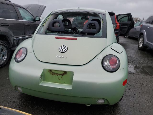 3VWDD21C0YM498958 - 2000 VOLKSWAGEN NEW BEETLE GLX მწვანე ფოტო 6