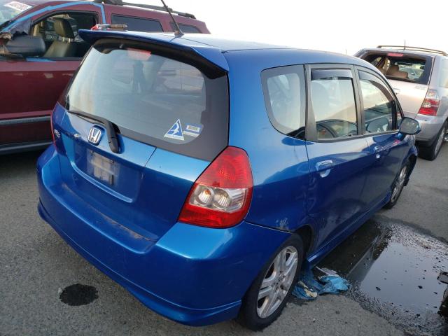 JHMGD37637S001025 - 2007 HONDA FIT S BLUE photo 3