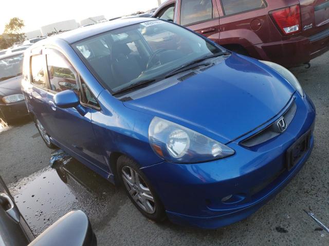 JHMGD37637S001025 - 2007 HONDA FIT S BLUE photo 4