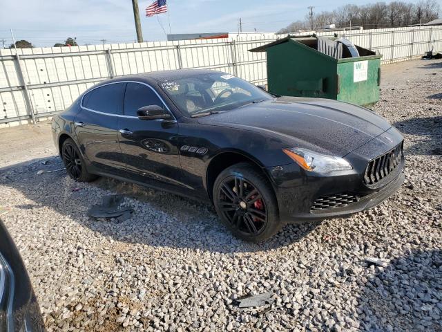 ZAM56RRA2H1216440 - 2017 MASERATI QUATTROPOR S BLACK photo 4