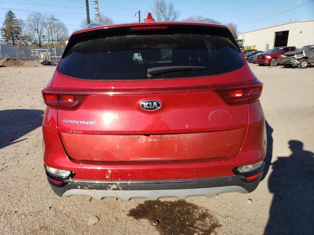 KNDP63AC5M7925832 - 2021 KIA SPORTAGE S BURGUNDY photo 6