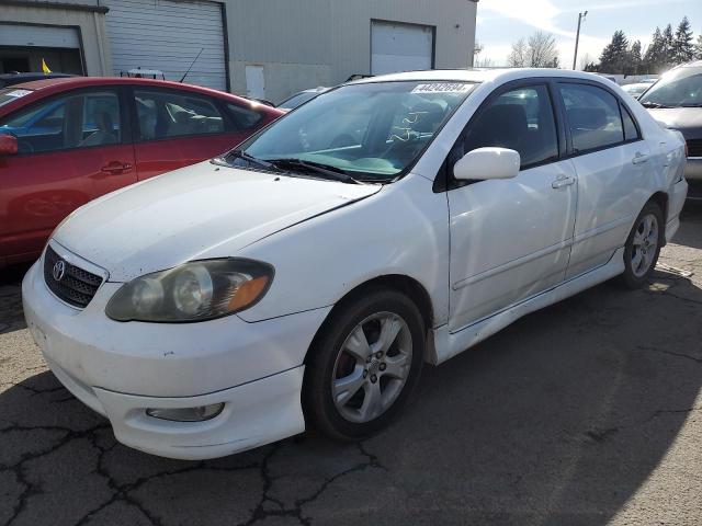 2T1BY30EX5C323578 - 2005 TOYOTA COROLLA XRS WHITE photo 1