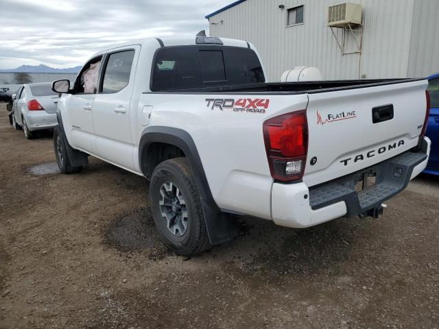 3TMCZ5AN7KM239006 - 2019 TOYOTA TACOMA DOUBLE CAB WHITE photo 2