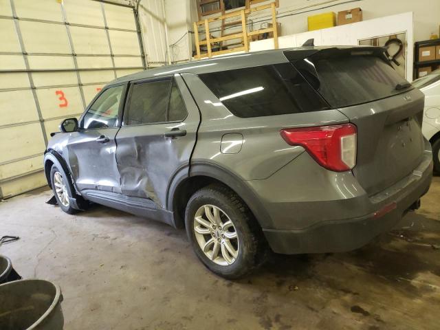 1FM5K8AW6MNA14524 - 2021 FORD EXPLORER POLICE INTERCEPTOR GRAY photo 2