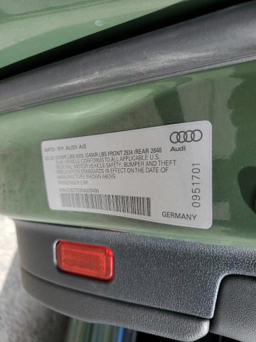 WAUCBCF53NA029499 - 2022 AUDI A5 PREMIUM PLUS 40 GREEN photo 13