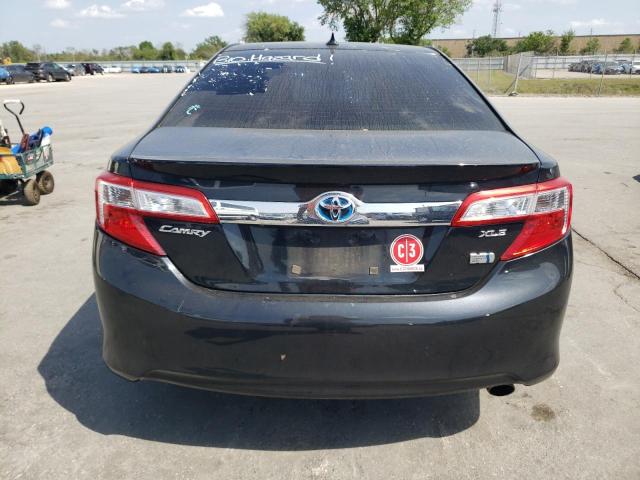 4T1BD1FK3CU028265 - 2012 TOYOTA CAMRY HYBRID BLACK photo 6