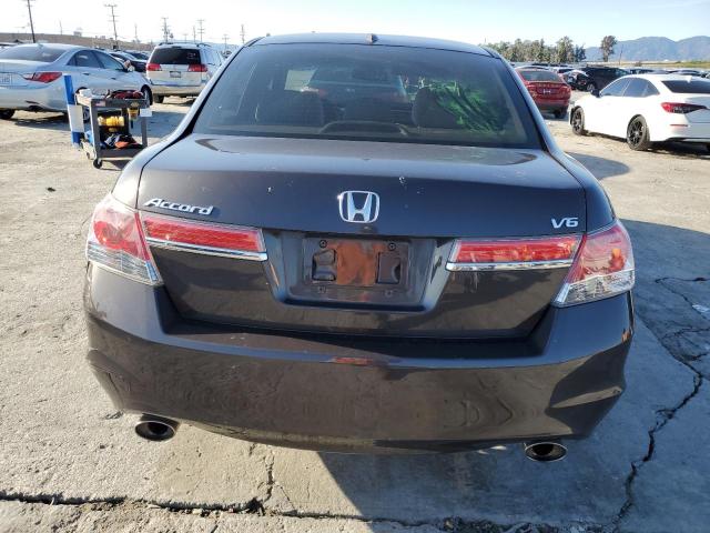 1HGCP3F82BA006548 - 2011 HONDA ACCORD EXL BROWN photo 6