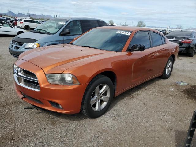 2B3CL3CG4BH525674 - 2011 DODGE CHARGER ORANGE photo 1