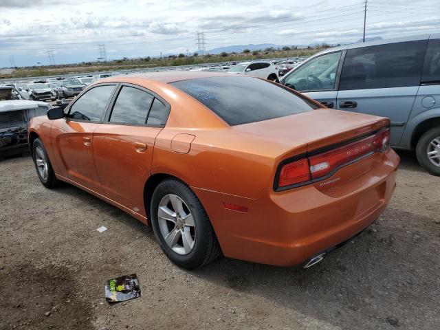 2B3CL3CG4BH525674 - 2011 DODGE CHARGER ORANGE photo 2