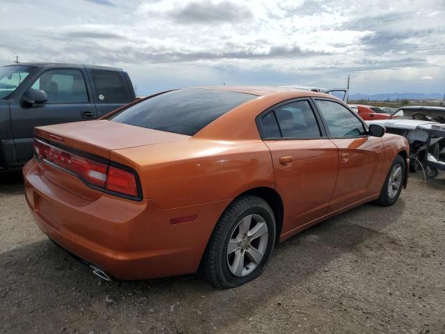 2B3CL3CG4BH525674 - 2011 DODGE CHARGER ORANGE photo 3