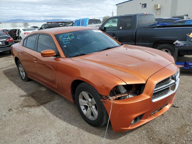 2B3CL3CG4BH525674 - 2011 DODGE CHARGER ORANGE photo 4