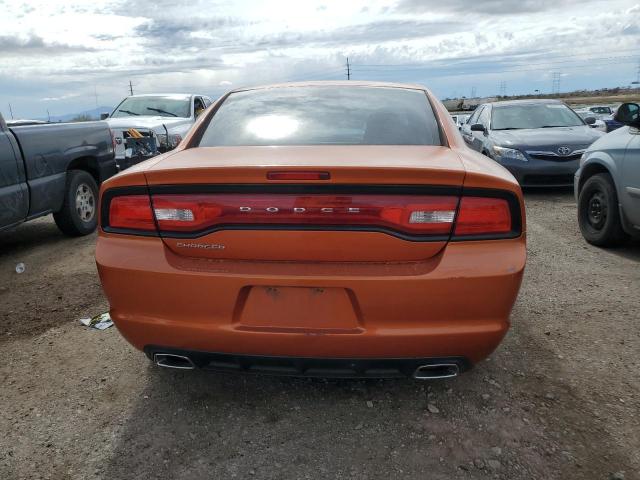 2B3CL3CG4BH525674 - 2011 DODGE CHARGER ORANGE photo 6