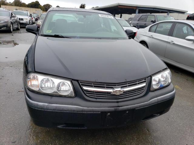 2G1WF52E559187689 - 2005 CHEVROLET IMPALA BLACK photo 5