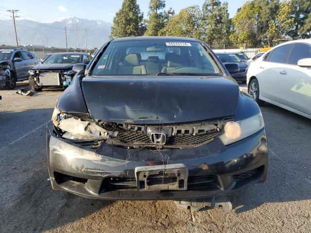 19XFA1F54AE031809 - 2010 HONDA CIVIC LX BLACK photo 5