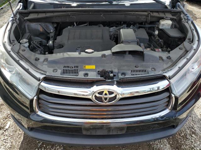 5TDZKRFH4GS149019 - 2016 TOYOTA HIGHLANDER LE BLACK photo 12