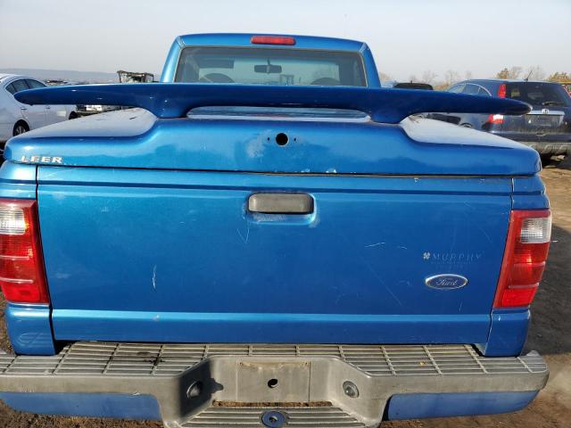 1FTYR10E21PB76454 - 2001 FORD RANGER BLUE photo 10