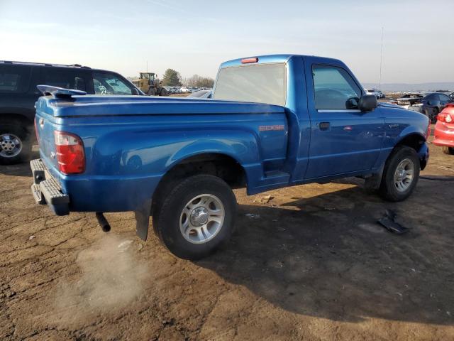 1FTYR10E21PB76454 - 2001 FORD RANGER BLUE photo 3