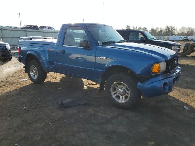 1FTYR10E21PB76454 - 2001 FORD RANGER BLUE photo 4