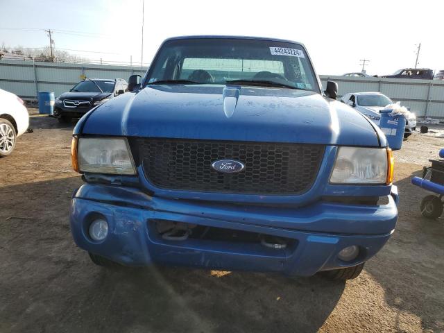 1FTYR10E21PB76454 - 2001 FORD RANGER BLUE photo 5