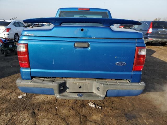 1FTYR10E21PB76454 - 2001 FORD RANGER BLUE photo 6