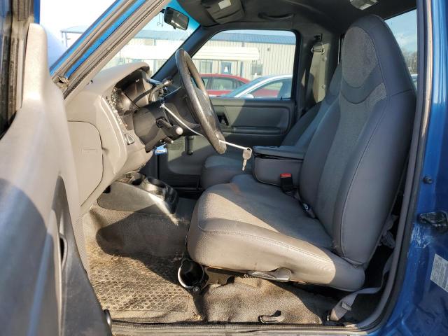 1FTYR10E21PB76454 - 2001 FORD RANGER BLUE photo 7