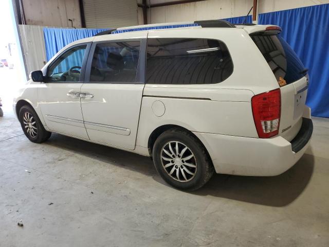 KNDMH4C76C6464549 - 2012 KIA SEDONA EX WHITE photo 2