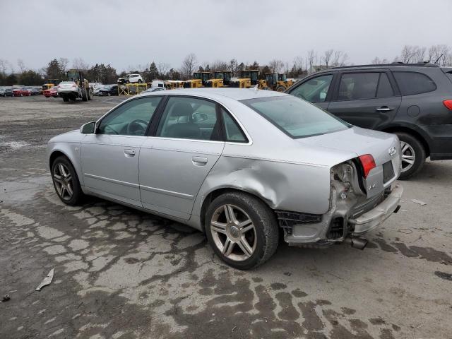 WAUDF78E87A149010 - 2007 AUDI A4 2.0T QUATTRO SILVER photo 2