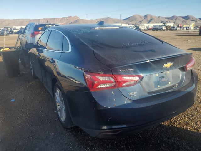 1G1ZD5ST2LF057598 - 2020 CHEVROLET MALIBU LT BLUE photo 2