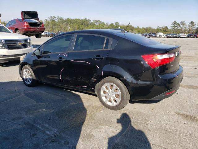 KNADM4A3XE6393884 - 2014 KIA RIO LX BLACK photo 2