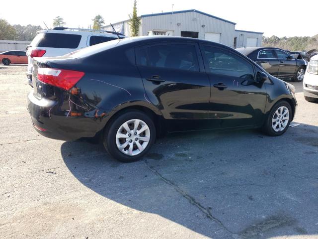 KNADM4A3XE6393884 - 2014 KIA RIO LX BLACK photo 3