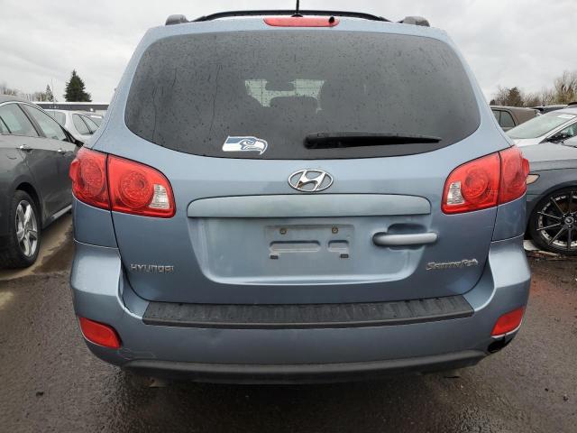 5NMSG13D69H272252 - 2009 HYUNDAI SANTA FE GLS BLUE photo 6