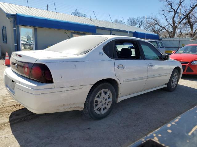 2G1WF55E229157038 - 2002 CHEVROLET IMPALA WHITE photo 3