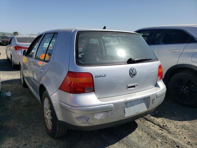 9BWGK61J034026183 - 2003 VOLKSWAGEN GOLF GLS SILVER photo 2