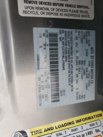 5LMFU27518LJ16645 - 2008 LINCOLN NAVIGATOR ვერცხლისფერი ფოტო 12