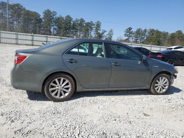 4T1BD1FK8CU041108 - 2012 TOYOTA CAMRY HYBRID GREEN photo 3