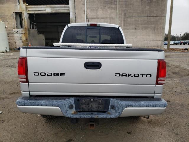 1D7HG38N44S719249 - 2004 DODGE DAKOTA QUAD SPORT SILVER photo 6