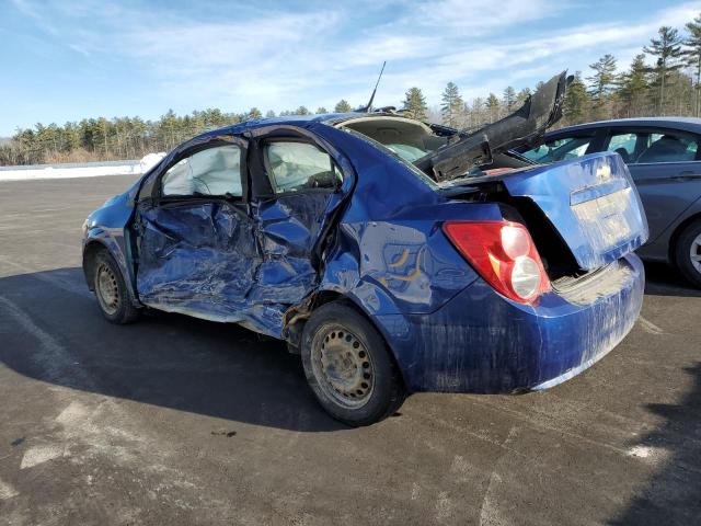 1G1JB5SH4E4192126 - 2014 CHEVROLET SONIC LS BLUE photo 2